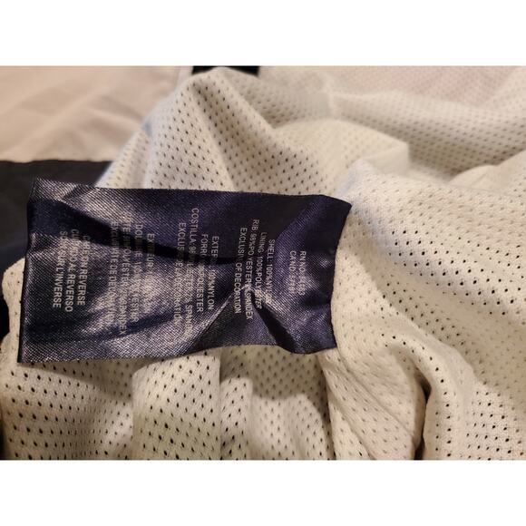 Tommy Hilfiger Mens Jacket Windbreaker Navy Red Full Zip Logo Nylon Sz S - Picture 7 of 7